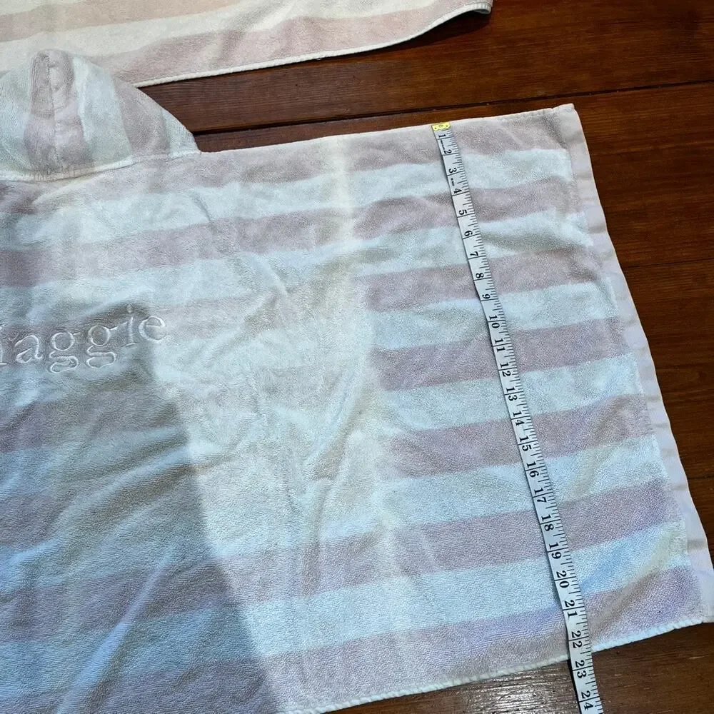 Pottery Barn Kids Hooded Bath Beach Towel Bundle - Maggie